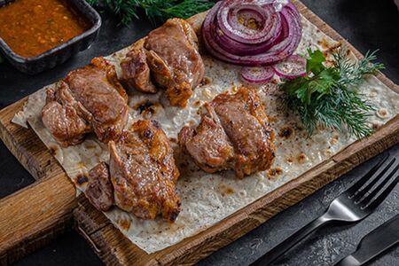 Шашлык из бараньей мякоти