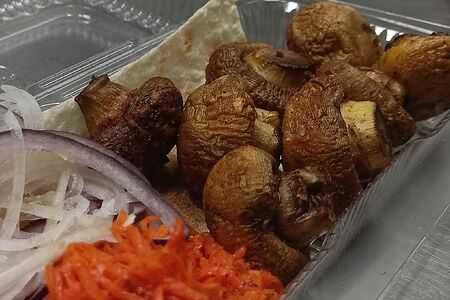 Шампиньоны на углях