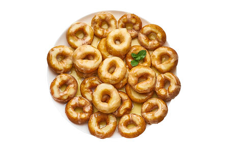 Мегапорция пончиков со сгущенкой