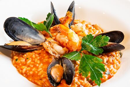 Ризотто с морепродуктами