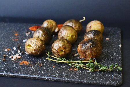 Картофель с курдюком