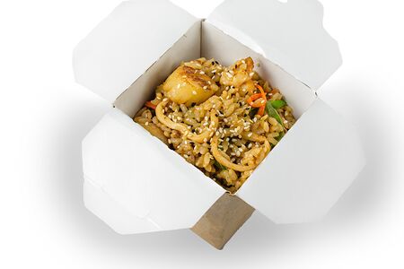 Тяхан с морепродуктами