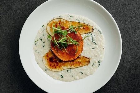 Ризотто с горгонзолой и камамбером