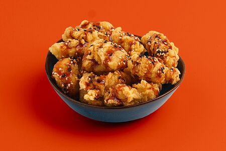 С соусом терияки и кунжутом