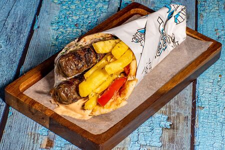 Грек-кебаб из говядины и ягненка