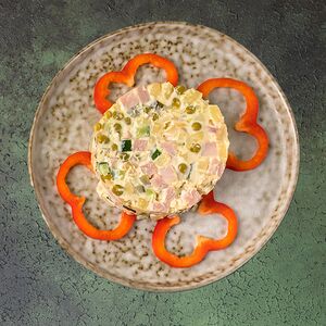 Салатик Ветчинный