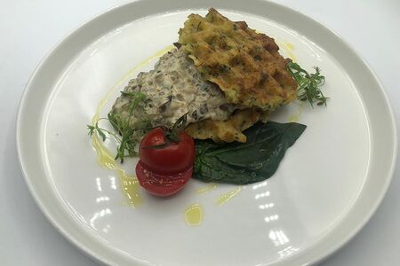 Вафли картофельные с жюльеном