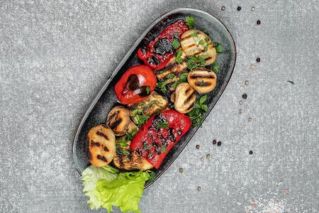 Овощной микс на углях