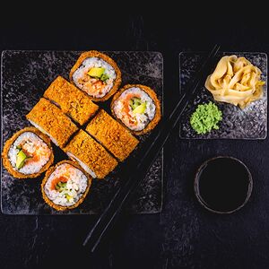 Унаги сяке темпура