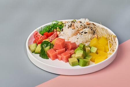 Поке с лососем