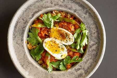 Рис с лососем