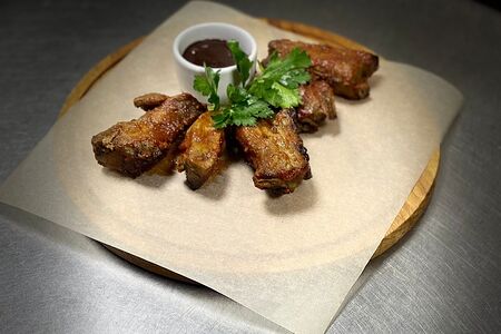 Свиные ребрышки барбекю