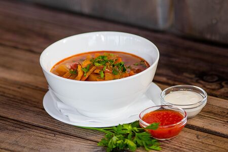 Пельменный суп