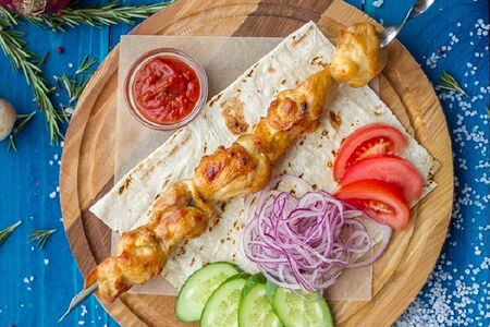 Шашлык из куриного бедра