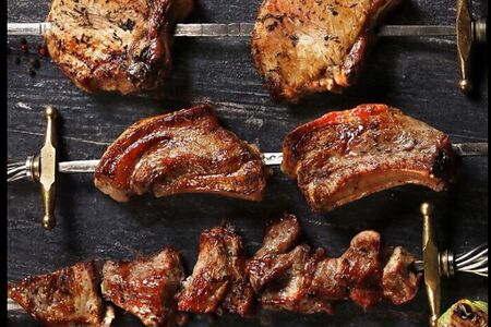 Шашлык из cвинoй мякоти