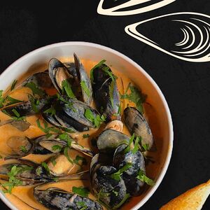 Мидии в соусе том ям