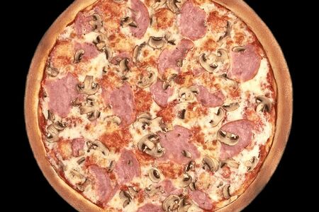 Пицца ветчина, грибы