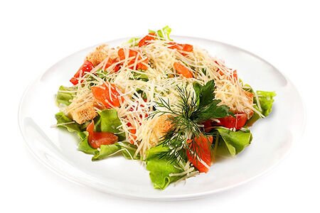 Салат цезарь