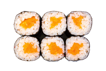 Простой ролл с лососем