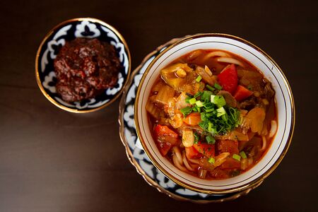 Суп ароматный Лагман