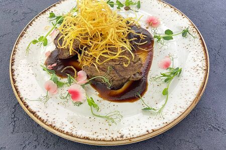 Медальоны с соусом BBQ