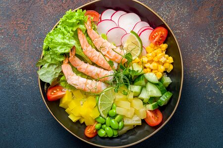 Поке с креветками