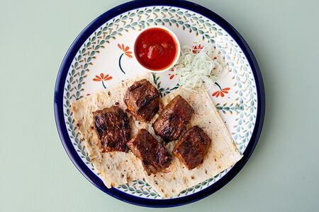 Острый шашлык из Скерт стейка