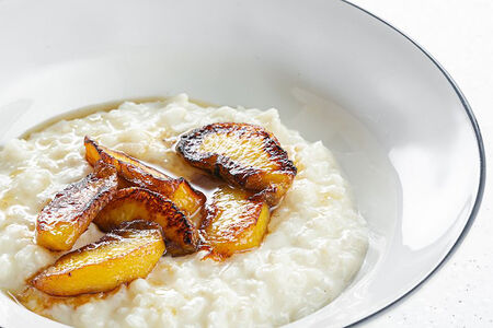 Рисовая каша, ваниль, персик