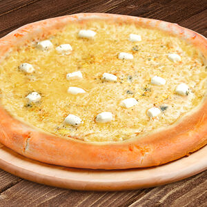 Пицца 5 сыров с горгонзолой 30 см на тонком тесте