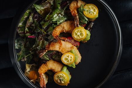 Гурино эби с кумкватом