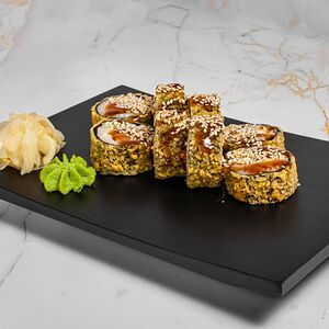 Темпура-ролл с копченым угрем