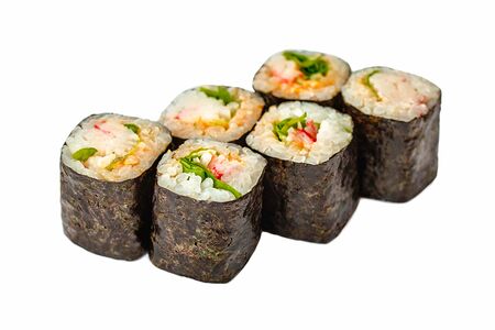 Острый ролл с крабом