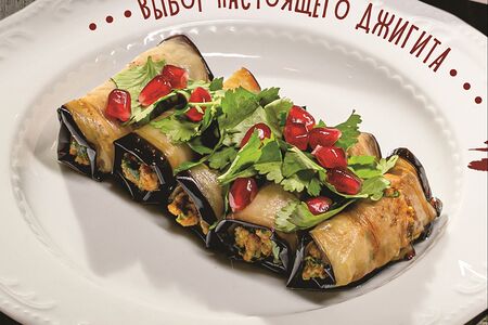 Рулетики из баклажанов