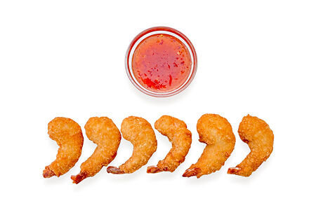 Тигровые креветки темпура