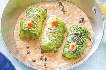 Голубцы с крабом