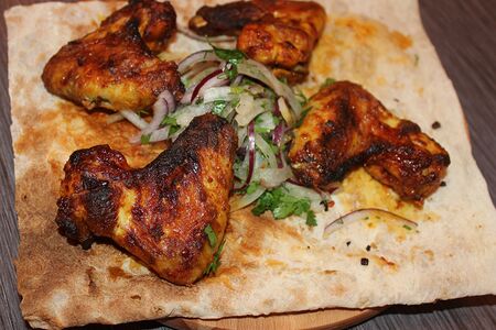 Шашлык из куриных крыльев