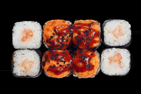 Запеченный с креветкой