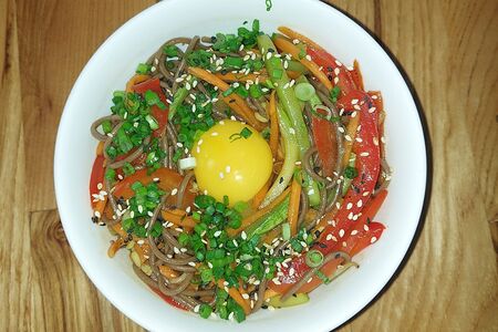 Лапша Соба с овощами