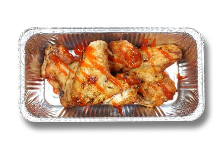 Крылья с соусом чили