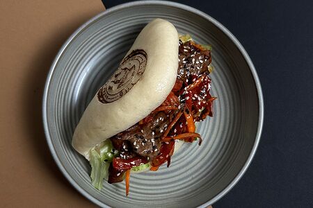 Бао бургер с говядиной