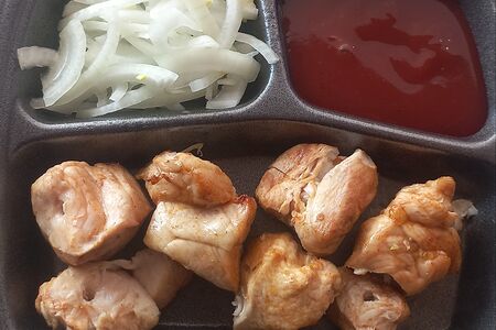 Шашлык из куриного филе