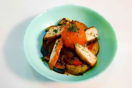 Тёплый салат