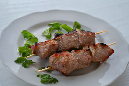 Шашлык из свинины на гриле