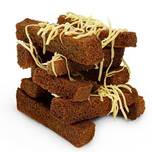 Гренки с чесноком и сыром