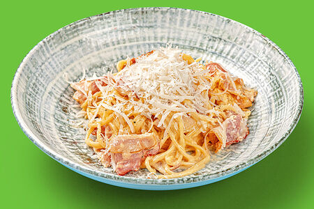 Карбонара в голове пармезана