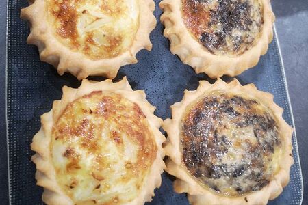 Перепечи с грибами