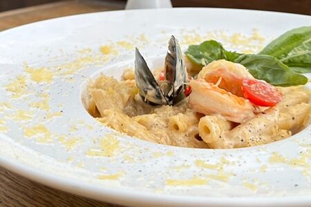 Паста с креветками