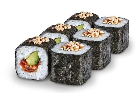 Ролл с угрем и огурцом