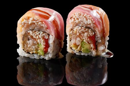 С лососем и тунцом