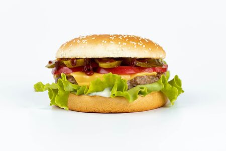 Бургер со свининой